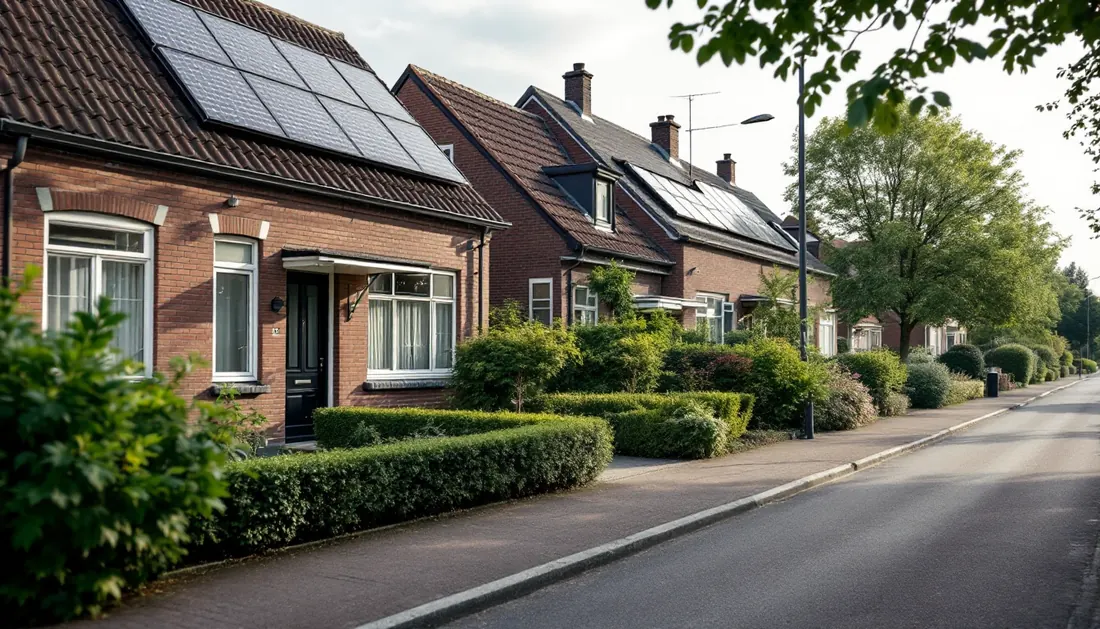 Zonnepanelen op woningen in Amstelveen